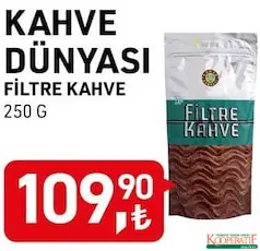 KAHVE DÜNYASI FİLTRE KAHVE 250 G KAHVE DÜNYASI FİLTRE KAHVE 250 G
